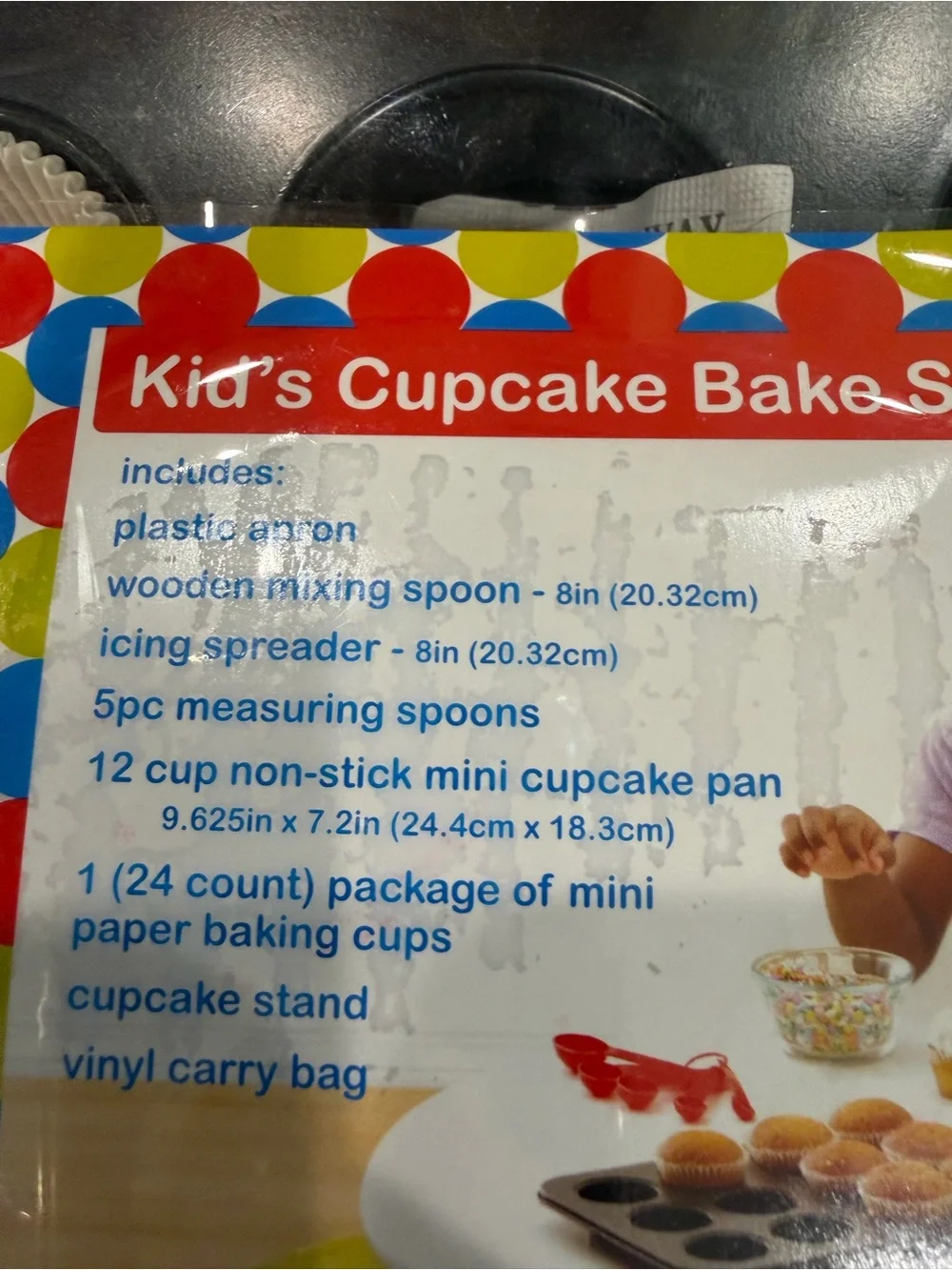 Kid's Cupcake Bake Set - Red